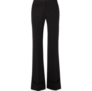 Stella McCartney - High-rise Wool Flared Pants - Black