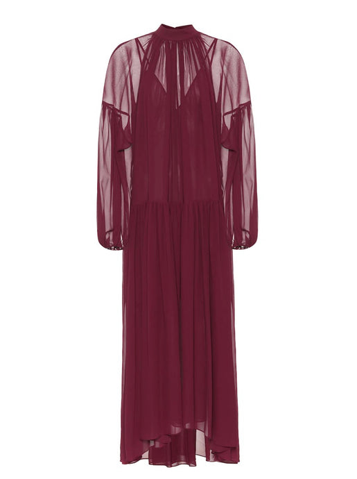 STELLA MCCARTNEY Pleated silk dress