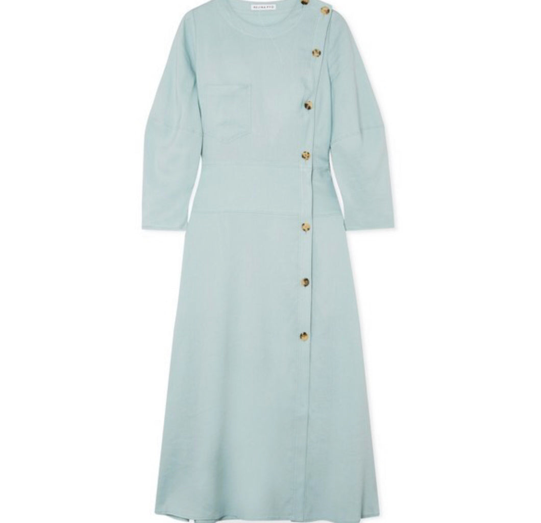 REJINA PYO Michaela chambray midi dress