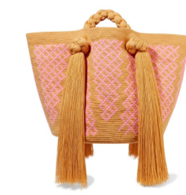 SOPHIE ANDERSON Eve tasseled woven tote Uberchique