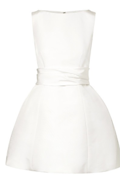 BRANDON MAXWELL Silk-faille mini dress – Uberchique