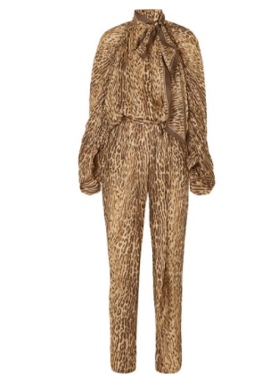 ZIMMERMANN Espionage leopard-print silk jumpsuit