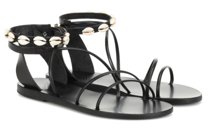 ANCIENT GREEK SANDALS Meloivia leather sandals