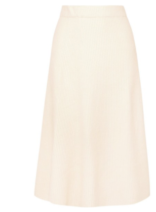 MAJE Jessy ribbed knit midi skirt Uberchique