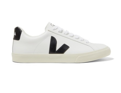 VEJA + NET SUSTAIN Esplar rubber-trimmed leather sneakers