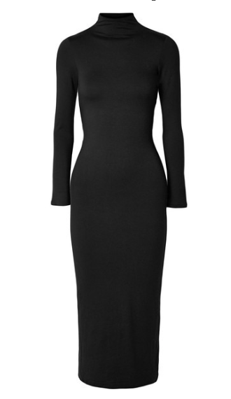 REFORMATION Jameson open-back stretch-Tencel jersey midi dress Uberchique REFORMATION Jameson open-back stretch-Tencel jersey midi dress Uberchique