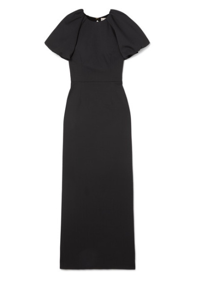 REBECCA VALLANCE Winslow open-back cloqué gown