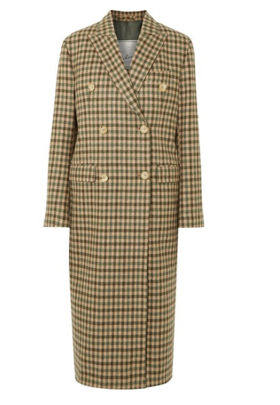 GIULIVA HERITAGE COLLECTION Cindy double-breasted checked merino wool coat