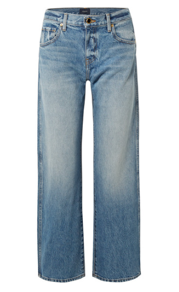 KHAITE Kerrie mid-rise straight-leg jeans