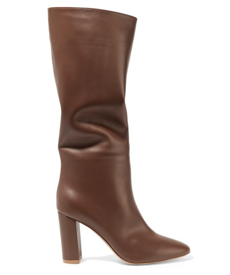 GIANVITO ROSSI Laura 85 leather knee boots