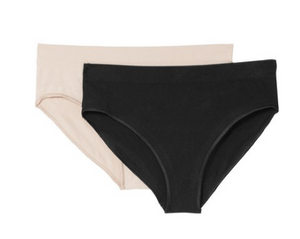 BASERANGE + NET SUSTAIN Oleta set of two stretch cotton-blend briefs