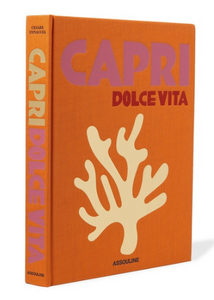 ASSOULINE Capri Dolce Vita by Cesare Cunaccia hardcover book