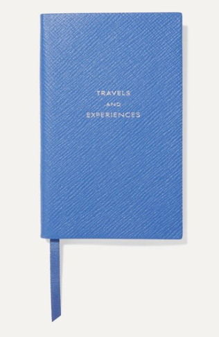 SMYTHSON Panama Travels and Experiences textured-leather notebook