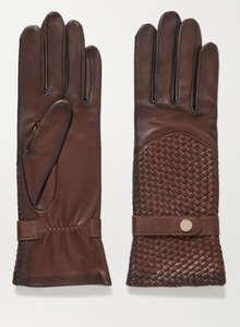 AGNELLE Woven leather glove