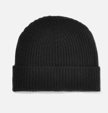 JOHNSTONS OF ELGIN Ribbed cashmere beanie