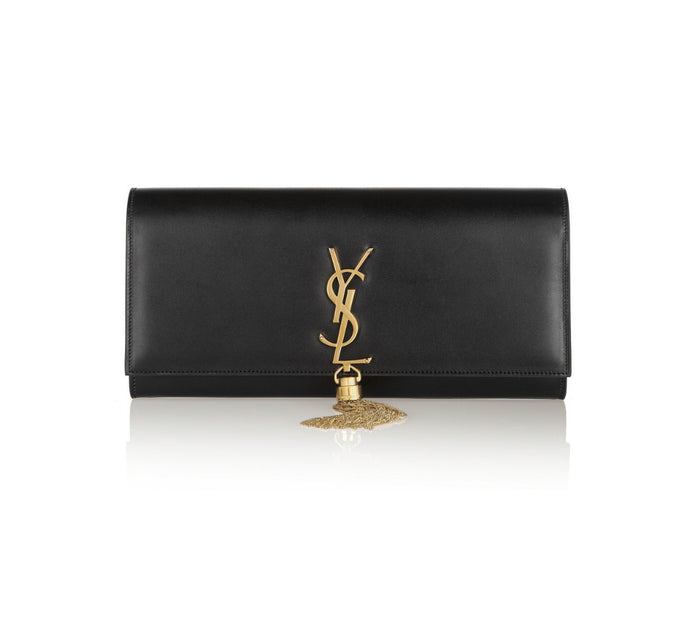 Saint Laurent Monogramme leather clutch, Women's