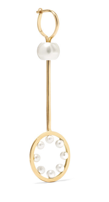Delfina Delettrez - 18-karat Gold Pearl Earring - one size