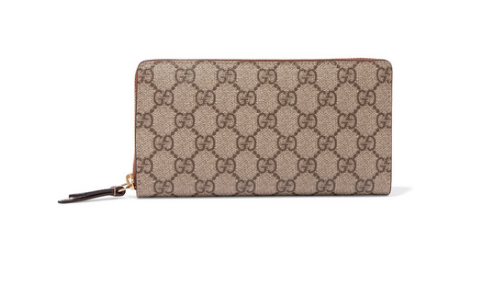 Gucci COATED-CANVAS CONTINENTAL WALLET