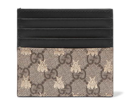 Gucci PRINTED COATED-CANVAS CARDHOLDER