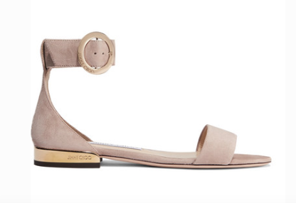 JImmy Choo JAMIE SUEDE SANDALS