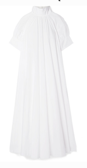 The Row THE ROW ALBA COTTON-POPLIN GOWN