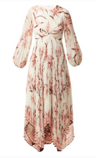 Zimmermann corsage pleated dress on sale