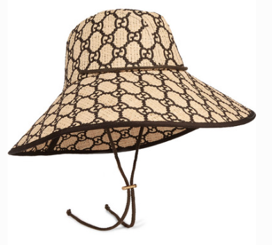 GUCCI EMBROIDERED RAFFIA HAT Uberchique