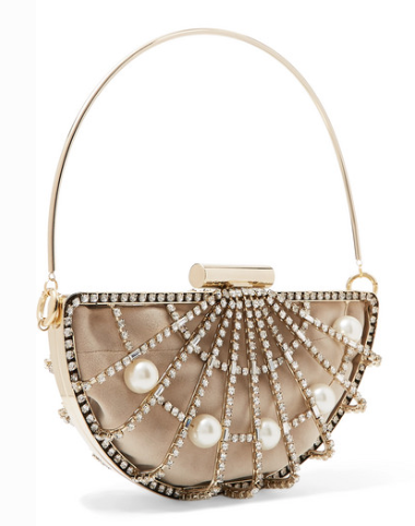 Pearl embellished spherical bag clearance