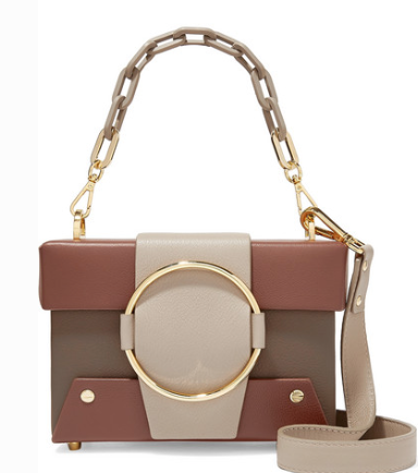YUZEFI ASHER SMALL COLOR BLOCK TEXTURED LEATHER Uberchique