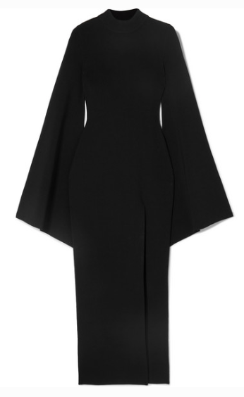 SOLACE LONDON STRETCH-KNIT MAXI DRESS