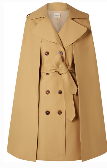 KHAITE DONNA CAPE-EFFECT COTTON-TWILL TRENCH COAT – Uberchique
