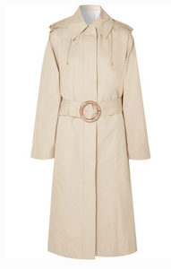 Joseph - Carbon Hooded Cotton-garbardine Trench Coat - Beige