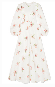 ZIMMERMANN HEATHERS FLORAL-PRINT COTTON-VOILE MAXI DRESS