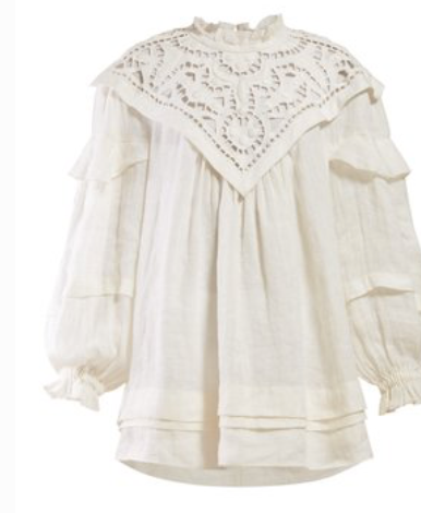 ISABEL MARANT Ghalia lace-panel mini dress – Uberchique