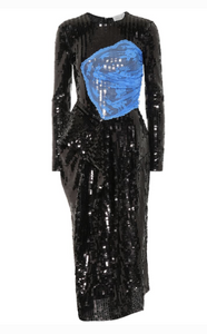 PREEN BY THORNTON BREGAZZI SEQUIN DRESS