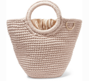 Mizele Sun mini crocheted cotton tote