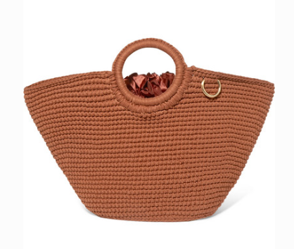 Mizele Sun crocheted cotton tote