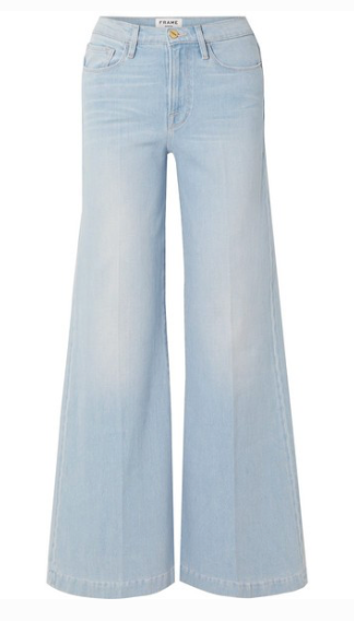 FRAME Le Palazzo high-rise wide-leg jeans