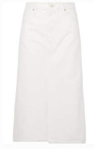 Goldsign denim midi shop skirt