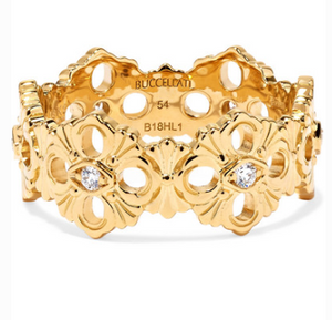 BUCCELLATI Opera Eternelle 18-karat gold diamond ring