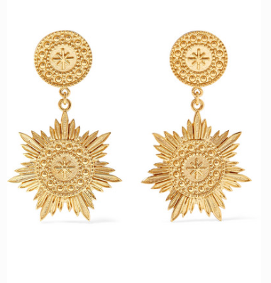 MEADOWLARK Soren gold-plated earrings